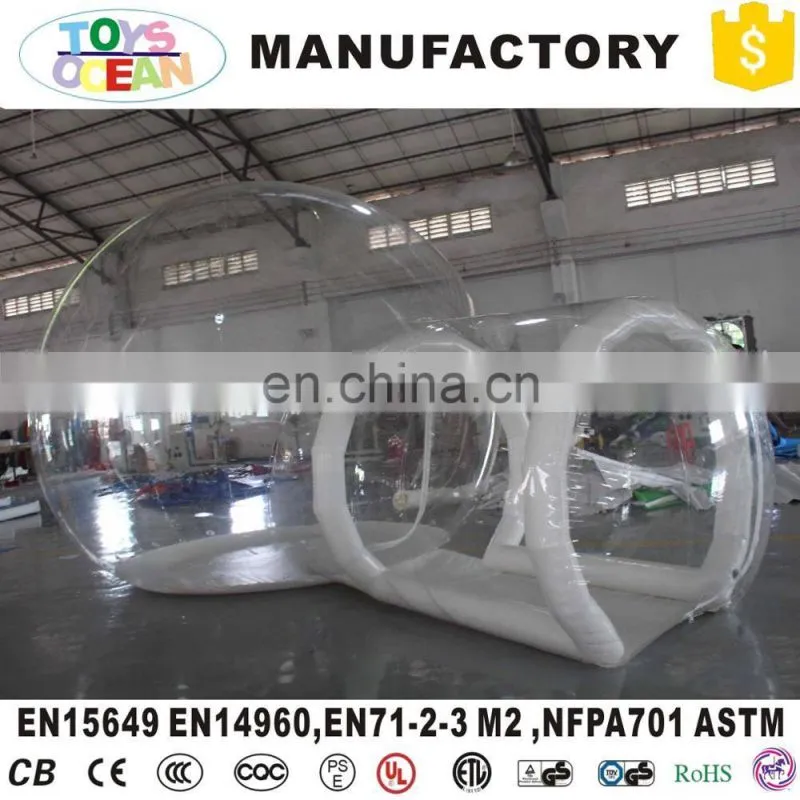 Hot Sale Rental Commercial inflatable clear bubble tent for camping