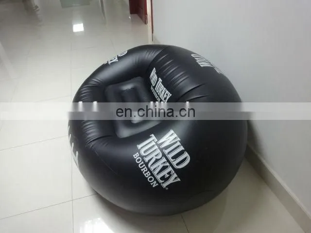 2016 hot selling inflatable football sofa, inflatable football shape chair, inflatable rugby sofa