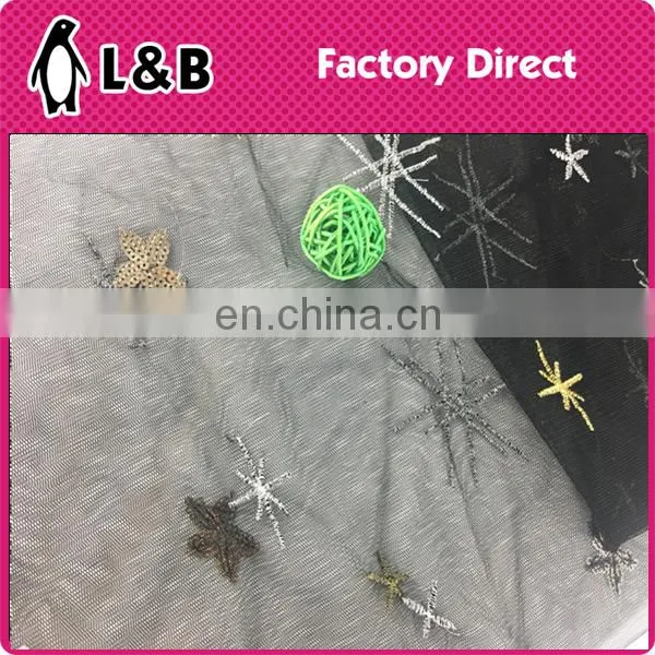 Wholesale popular hot selling embroidery flower lace fabric