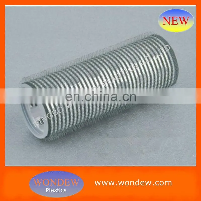 Hook and loop fastener hair rollers with aluminium layer/plastic hair rollers/hair roller wholesale