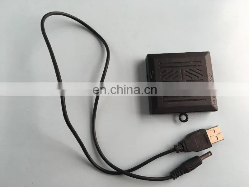 t-shirt EL panel with wireless lithium USB rechargeable inverter sound active
