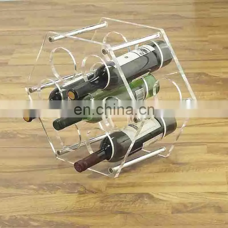Wholesale high quality custom acrylic wine holder