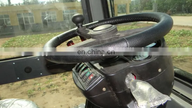 2.0 Ton Mini Loader With Quick Hitch Hydraulic Joystick Wheel Loader Factory