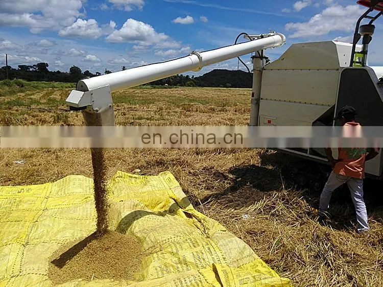 Agricultural Machine Rice Wheat Paddy Crawler Combine Harvester