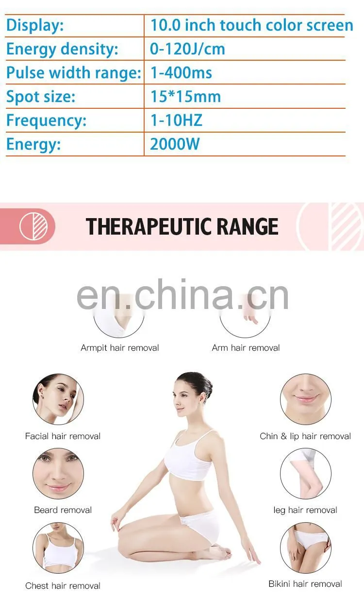 China Supplier Hot Sale renlang high power 808nm fiber coupled laser diode hair removal machine for sale