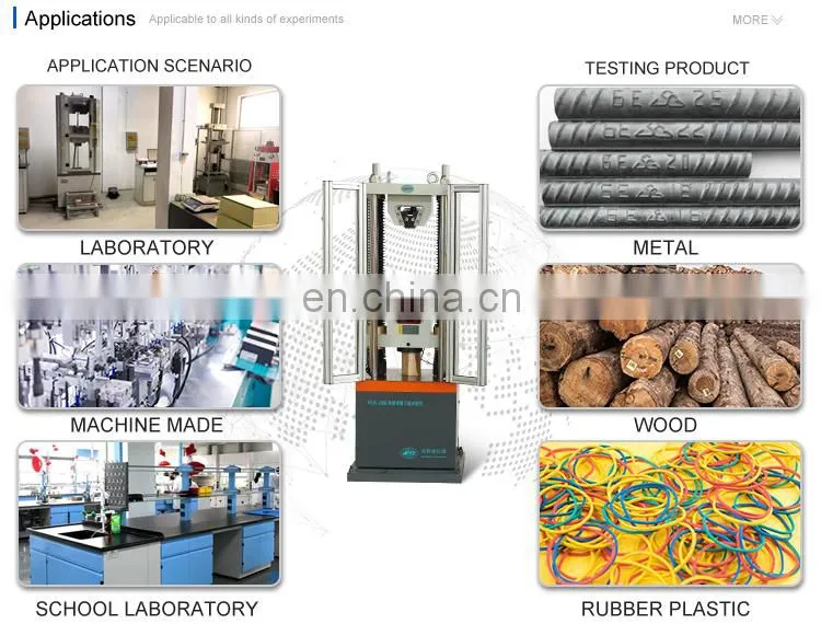 heavy weight electronic fastener universal tensile testing machine for wire materials