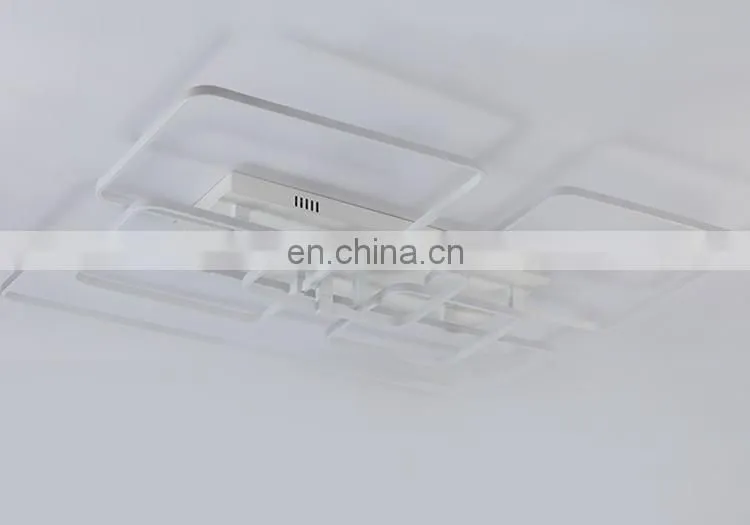 Led ceiling lamp simple living room lighting square personality bedroom study ceiling lighting