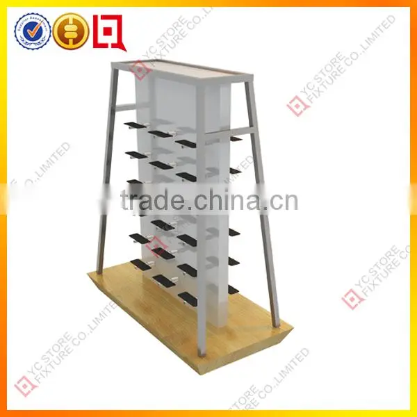 Nice POP display table with glass on top