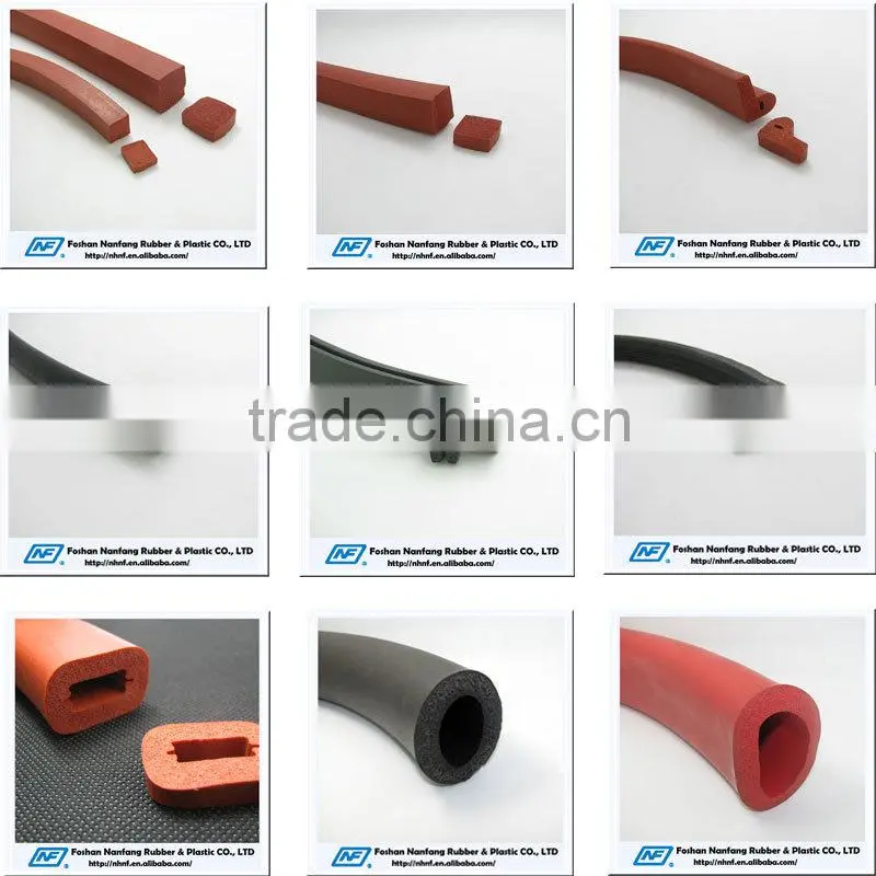 Black EPDM Rubber Sponge Tubes