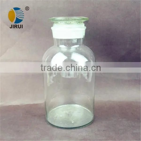 2500ml& 5000ml & 7000ml big clear reagent glass bottle with gass lid