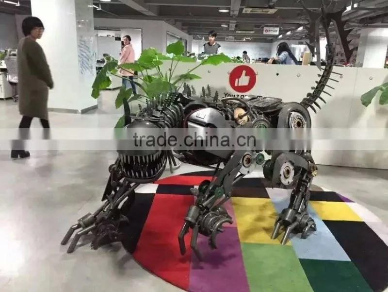 Ironhide large outdoor sculpture cartoon figure iron man sculpture for public plaza exhibition celebration