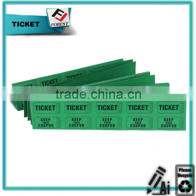 customized raffle tickets, coupon ticket, admission ticket, wholesale and printing tickets