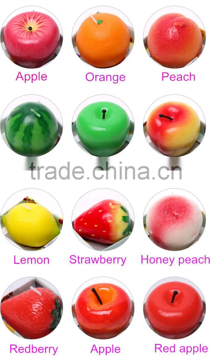 alibaba express popular christmas decorative apple candles