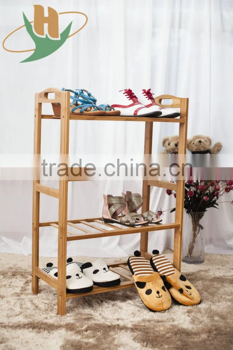 wood shoe rack bamboo cheap shoe rack