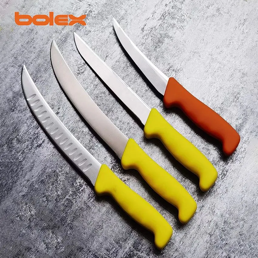 CHINA BUTCHER BUTCHERING SLAUGHTERING BUTCHERY SUPPLY KNIVES TOOLS DICK CHINA BOLEX 屠宰屠夫肉类加工刀具彩色柄系列宁