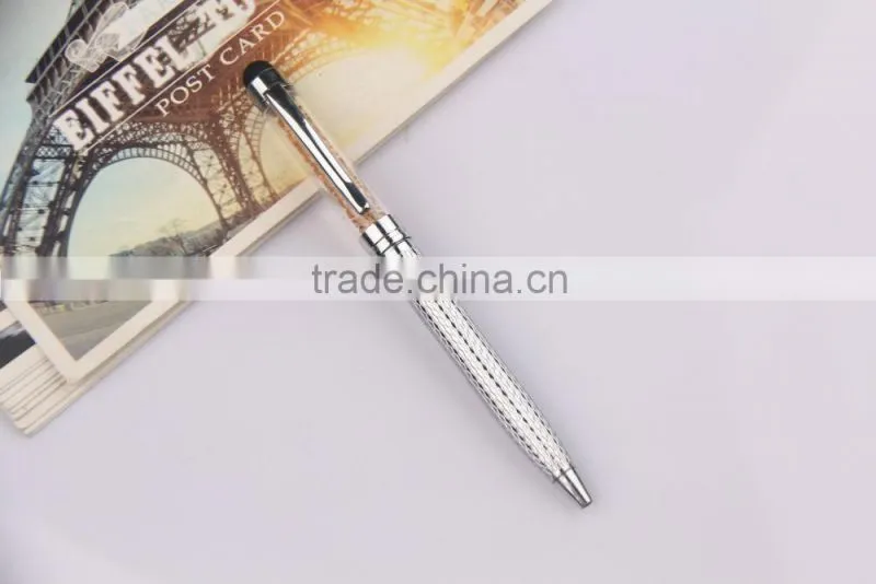 Heavy metal pen with crystal touch pen