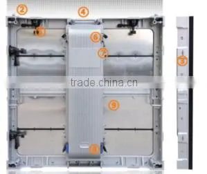 Kiya power P6 outdoor screen die-casting cabinet, professional manufacturer of LED display screen die-casting cabinet