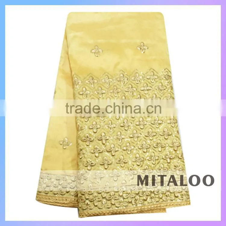 Mitaloo Hot Selling Low MOQ George Lace Graceful Style George Lace Fabric For Wedding MGP0037