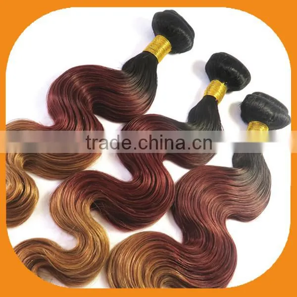 High Quality Ombre Hair Weaves Color 1B# -33#-27#