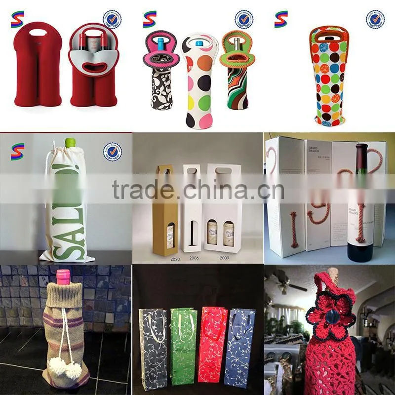 Wine Packaging Bag In Box Recyclable Wine Non Woven Bag Shopping Bag