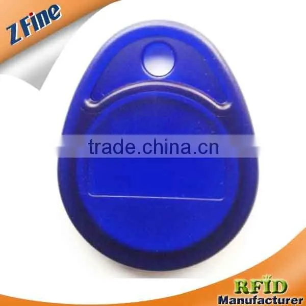 many color option custom 125KHZ/13.56MHZ rfid keyfob