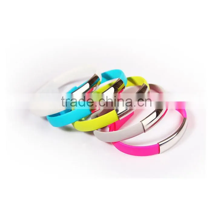 Hot Selling Stainless Men's Women's Bracelet USB Data Cable