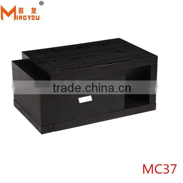 leather center coffee table