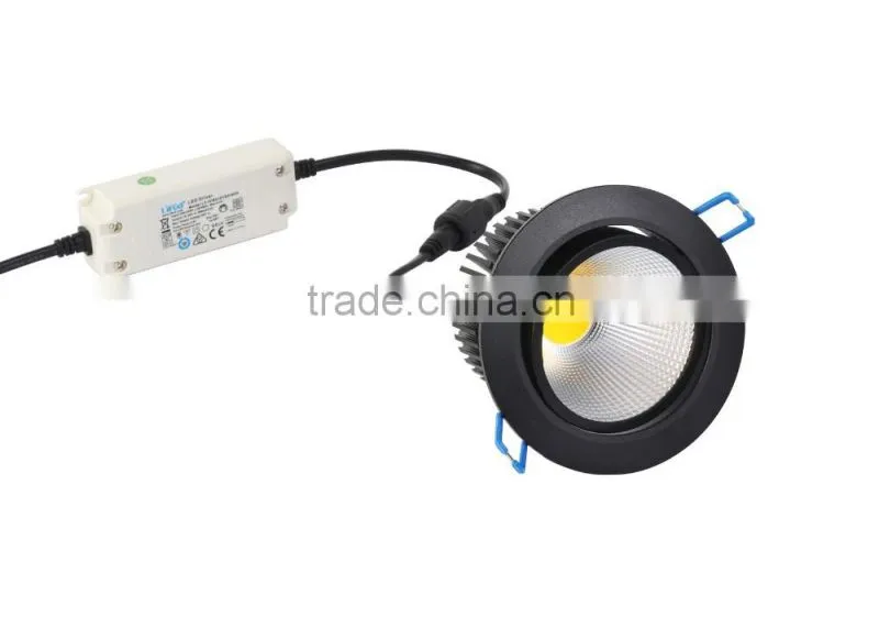 led lights 9w dimmable led cob downlight