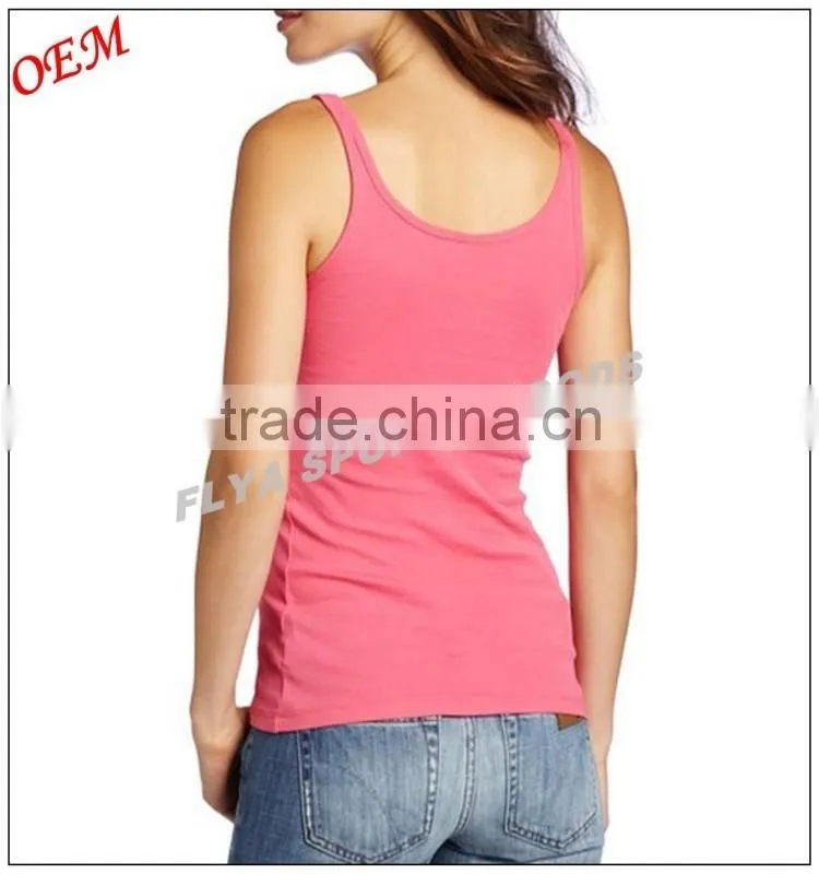 women fashionable wholesale cotton tank top fitness clothing