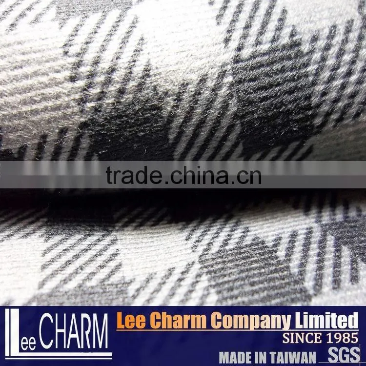 Houndstooth Check Fabric 60% Tencel 40% Cotton Blend
