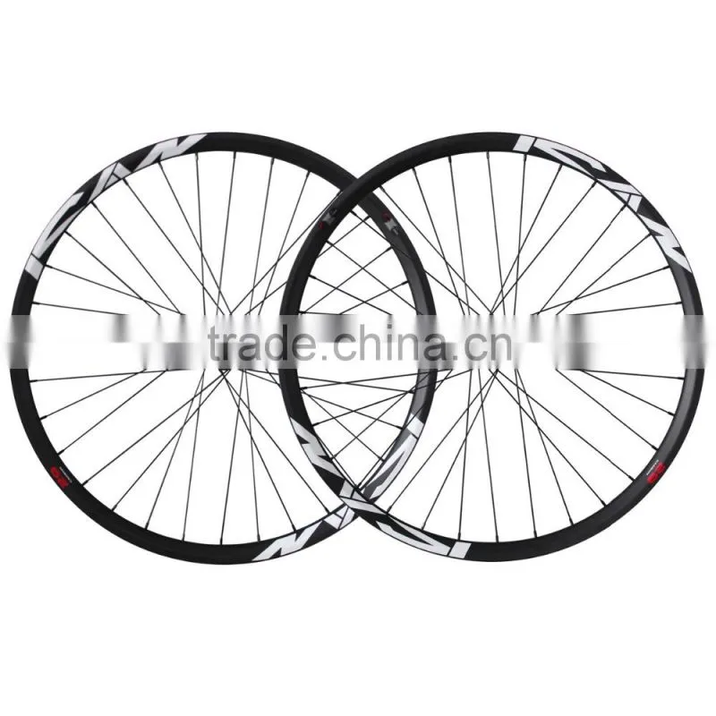 29er 35mm width carbon bike wheelset , clincher bubeless ready carbon all mountain bike wheelset AM290-35-TL