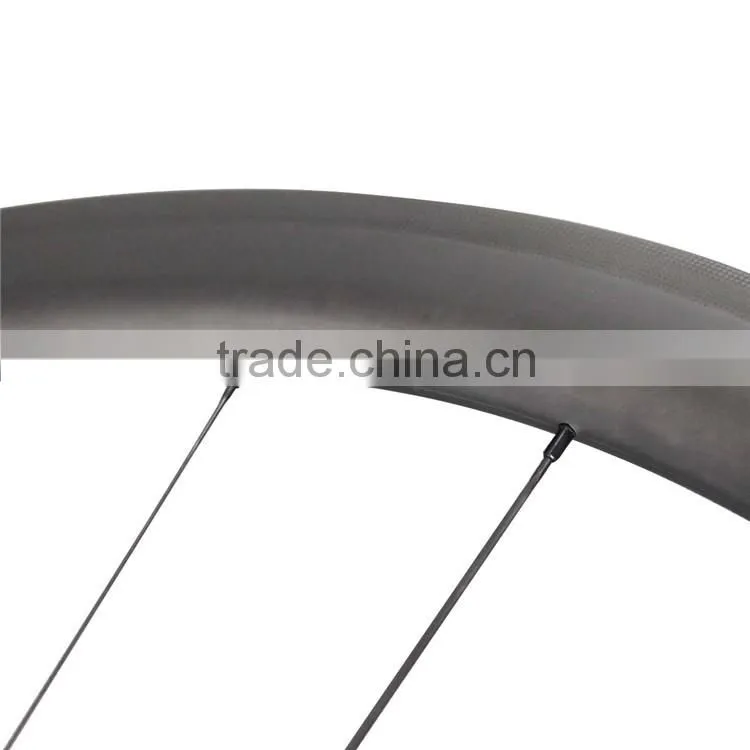 new 23mm width 50mm clincher Novate hub Sapim spoke road bike carbon clincher wheels 50C