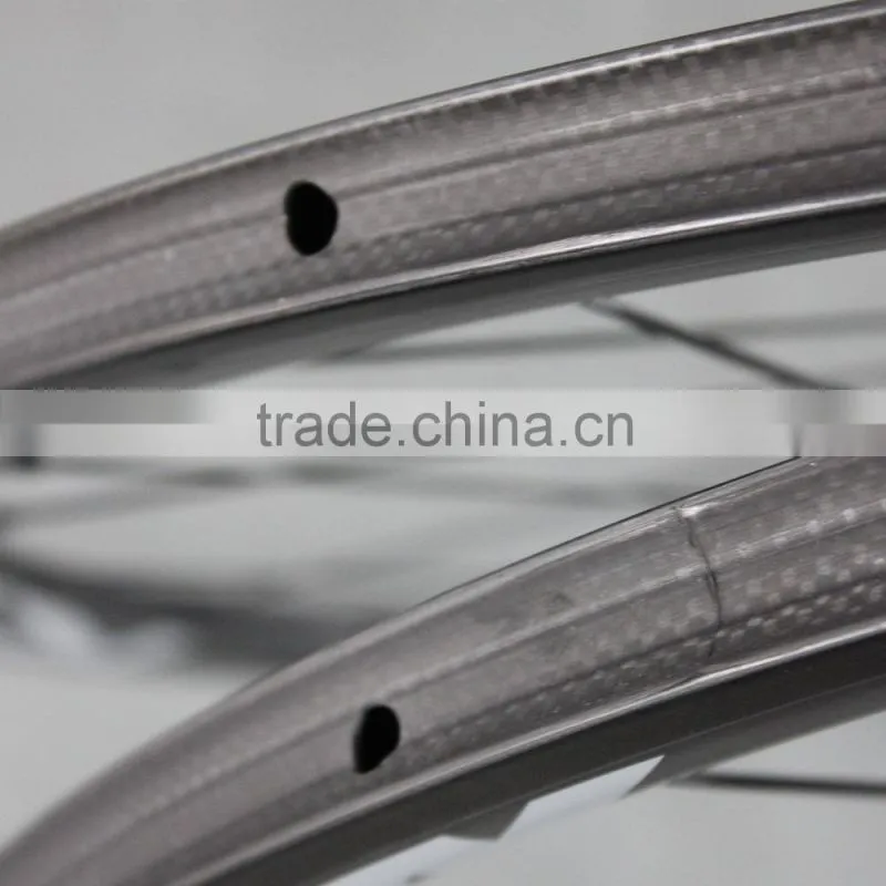 professional carbon racing wheels, super light 23mm width tubular carbon road wheelset