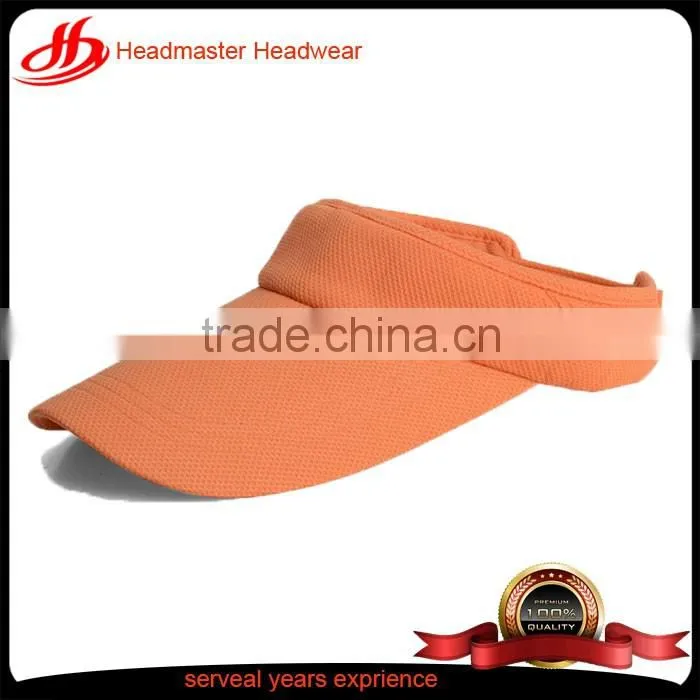 New design wide brim Jacquard Pique sun visor hat