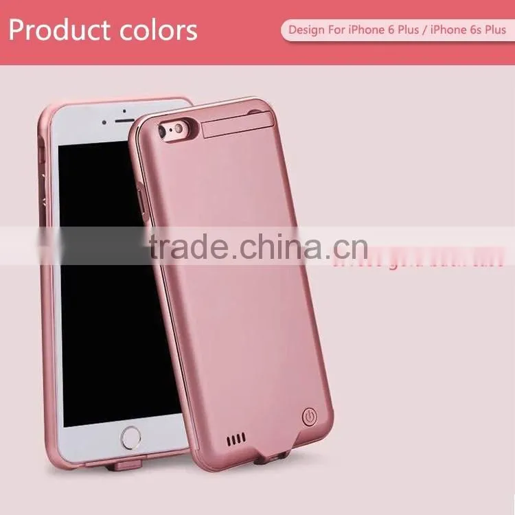2016 Hot Selling super slim External Battery Charger battery jacket case for iPhone 6