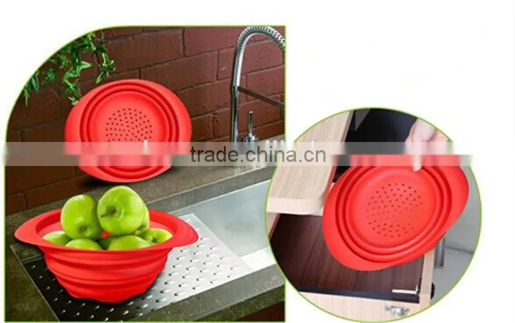 Silicone colander