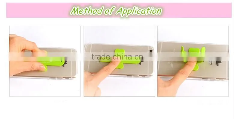 quick snap multiple touch U shape silicone desktop mobile cell phone holder