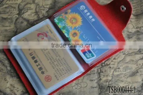 new arrival hot sale various colors leather business card holder