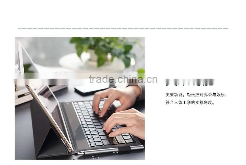 ROCK PU Leather Bluetooth Keyboard Case Cover For iPad Pro 12.9" Stand Holder Bluetooth Keyboard Case Cover MT-5323