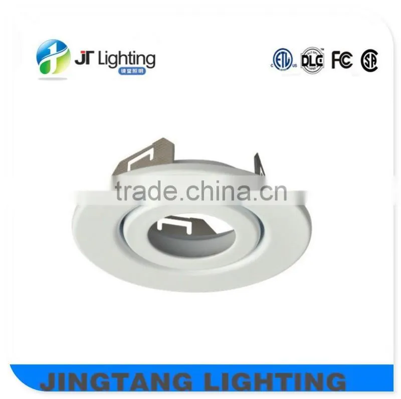 3'' matte white adjustable inner ring 3 clips fit for gu10 led bulb and pot light etl listed
