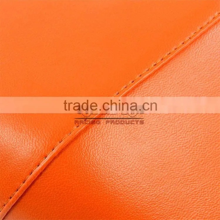 BJ-SC02-390/13 Orange Motorcycle Leather Passenger Seat Cushion Pillion For KTM DUKE 390 2013 - 2015