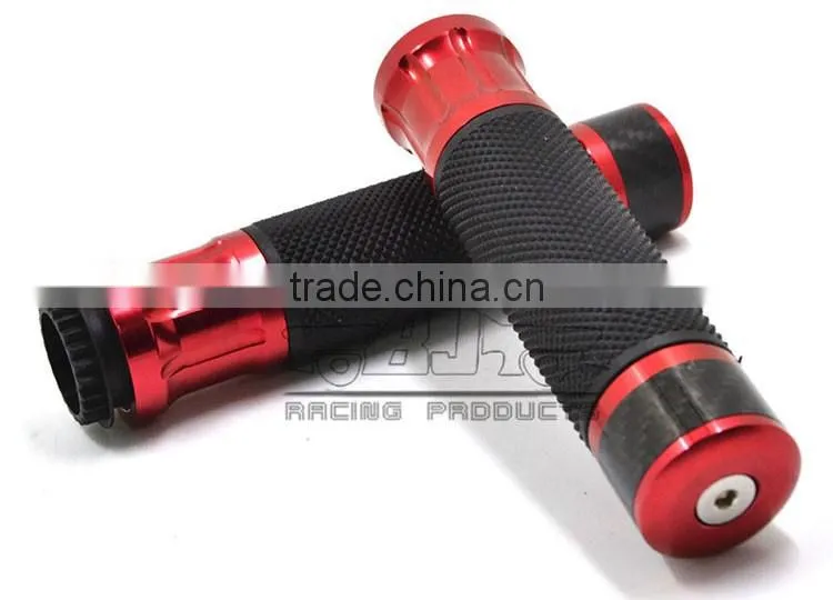 BJ-HB-052 7/8'' CNC Aluminum Rubber Motorcycle Handlebar Grips