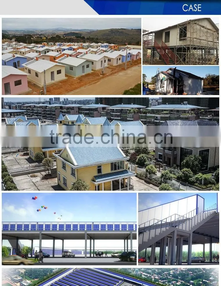 Factory wholesale light Steel modular homes Prefab house and villa