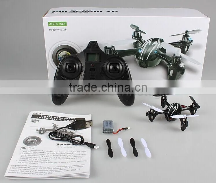 professional 6-axis rc helicopter rc drone with 2.4G hd Quadcopter and camera