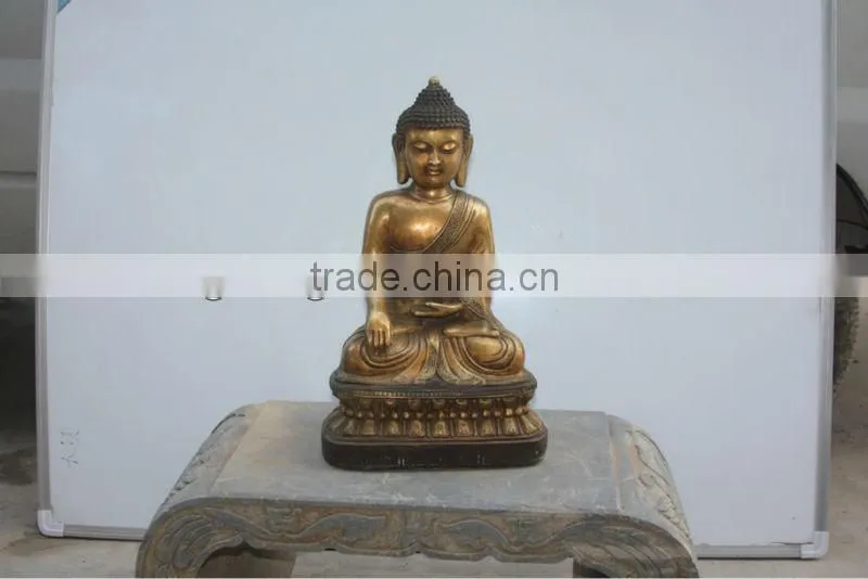 Chinese Antique Antique Brass Buddha Statue
