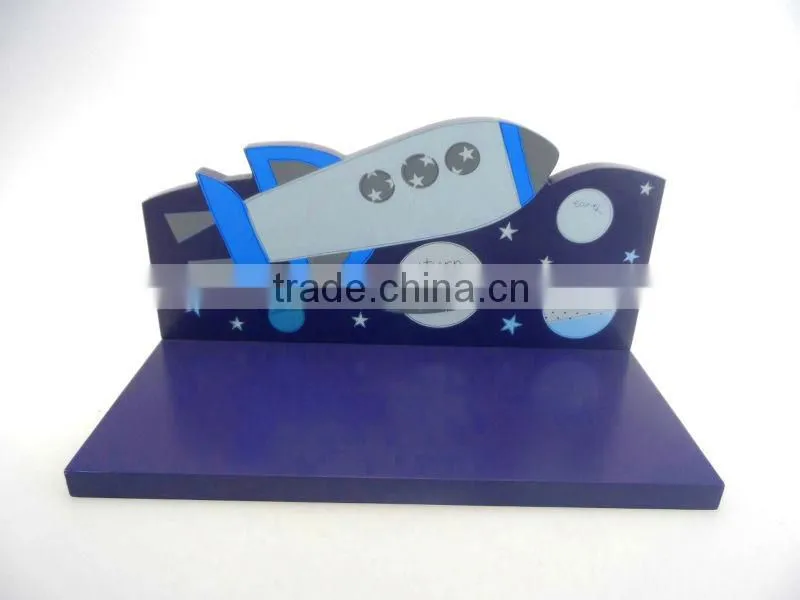 MDF decorative wooden wall shelf wall display