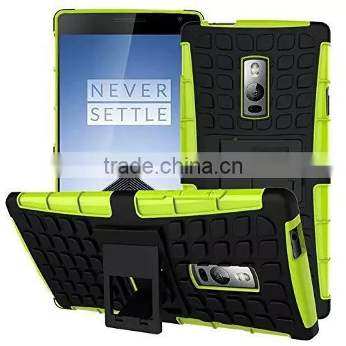 Keno Multicolor TPU+PC Spider Stand Cell Phone Case Back Cover for OnePlus Two