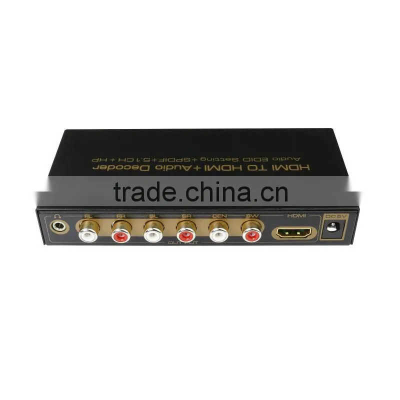 HDMI TO HDMI + Audio Decoder 5.1/7.1/ hdmi manufacture
