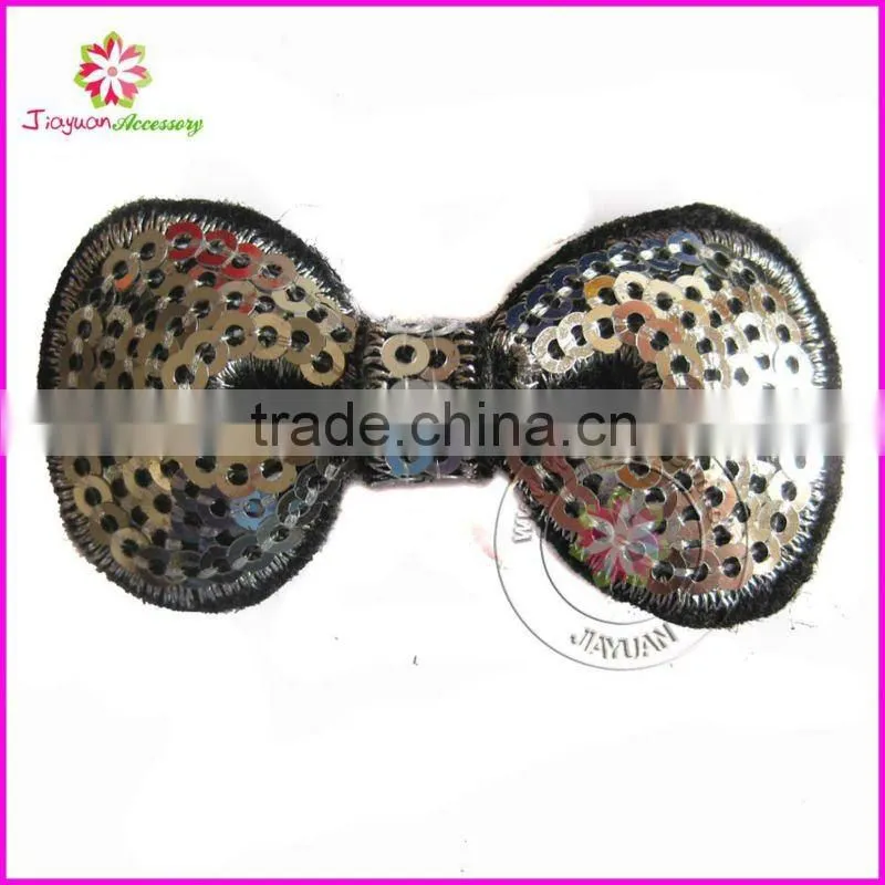 sequin bow applique