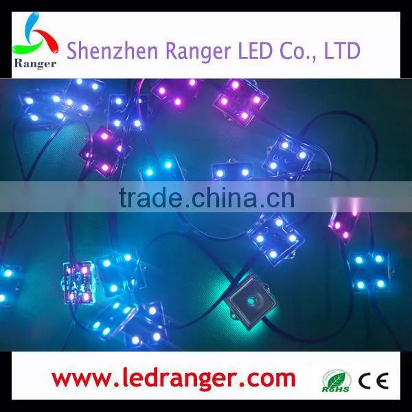 Individually Addressable Waterproof LED Pixel Module 32*32mm WS2811 Pixel LED module